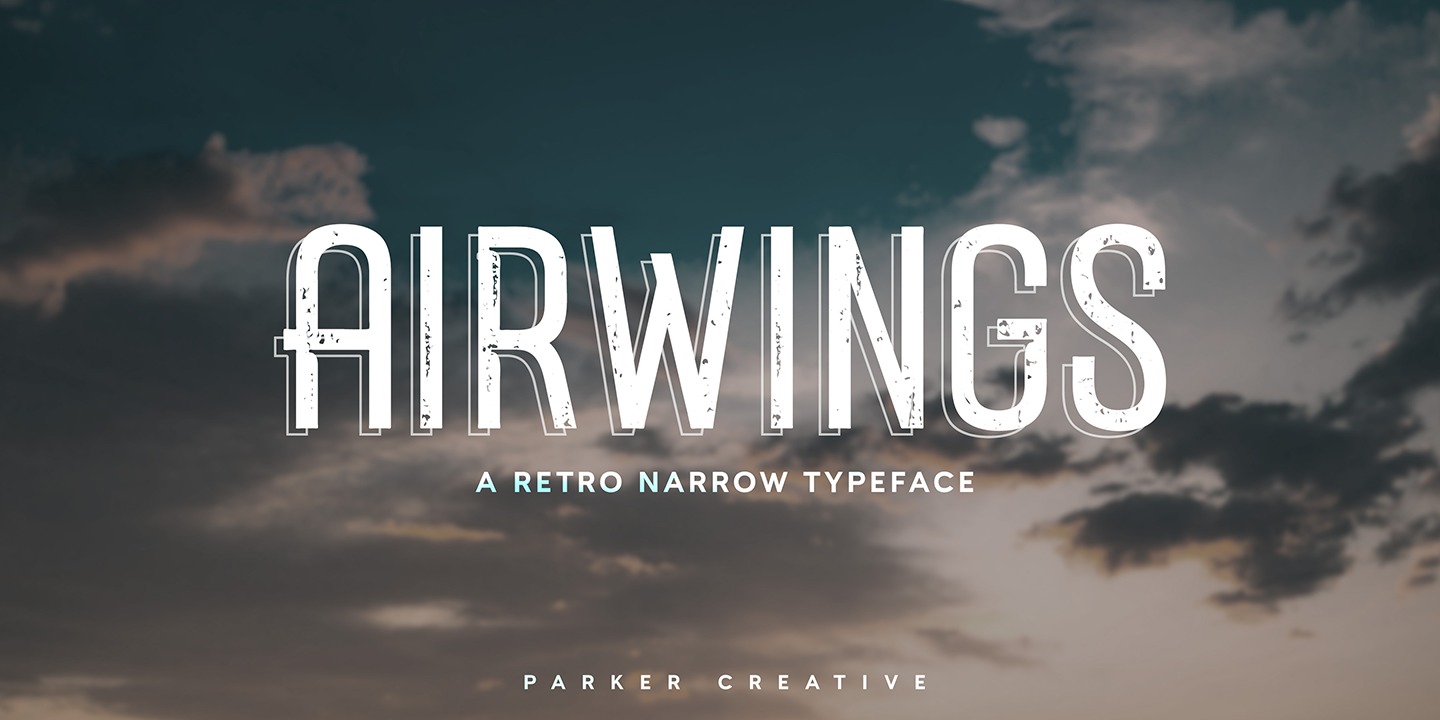 Шрифт Airwings
